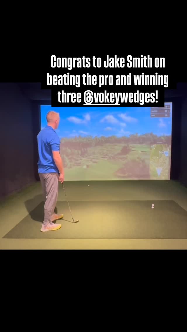 Congrats to Jake Smith on beating the pro and winning three @vokeywedges!