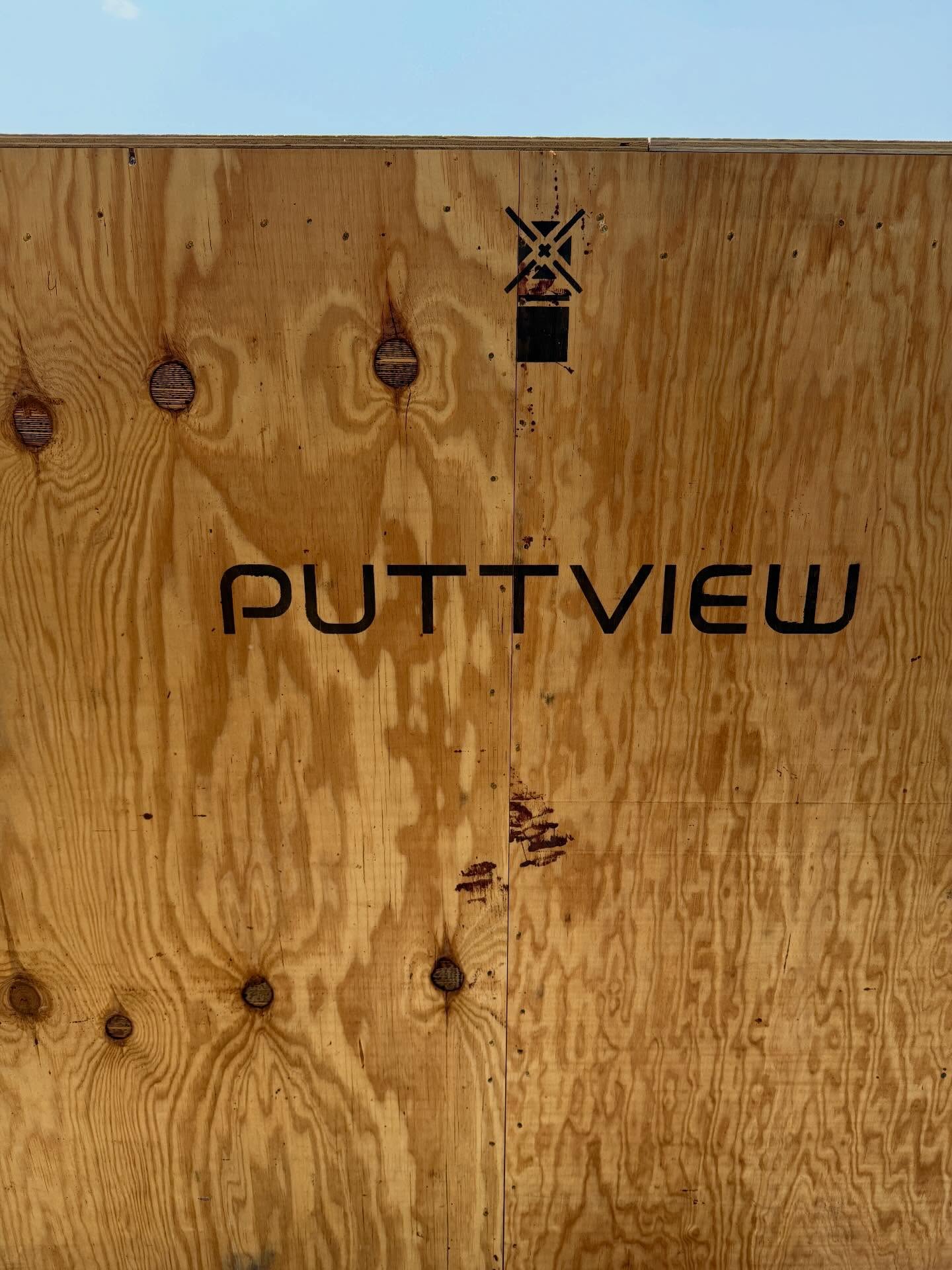 Two Puttview systems being installed, time to get our putt on!
